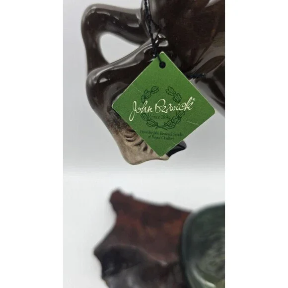 BESWICK HORSE WELSH COB REARING MODEL No. 1014 BROWN GLOSS EUC England - Picture 4 of 10